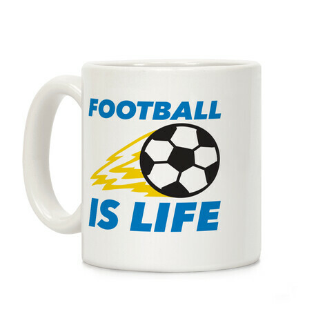 Football Is Life Coffee Mug