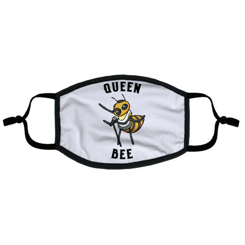 Freddie Mercury Queen Bee Flat Face Mask