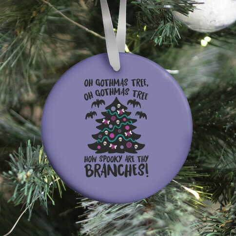 Oh Gothmas Tree Oh Gothmas Tree Parody Ornament