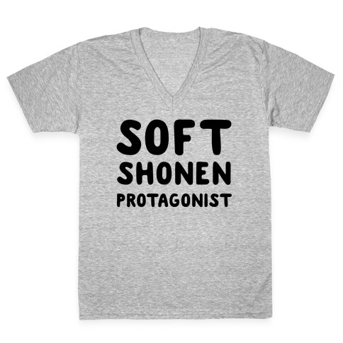 Soft Shonen Protagonist  V-Neck Tee Shirt