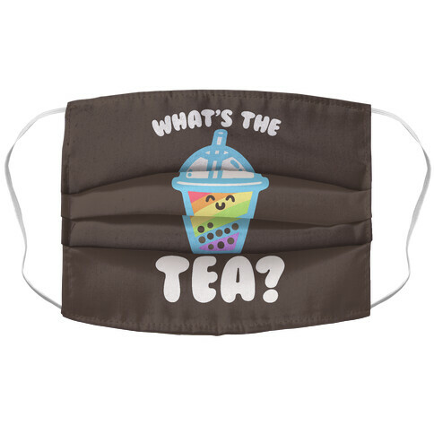 What's The Tea Bubble Tea Accordion Face Mask