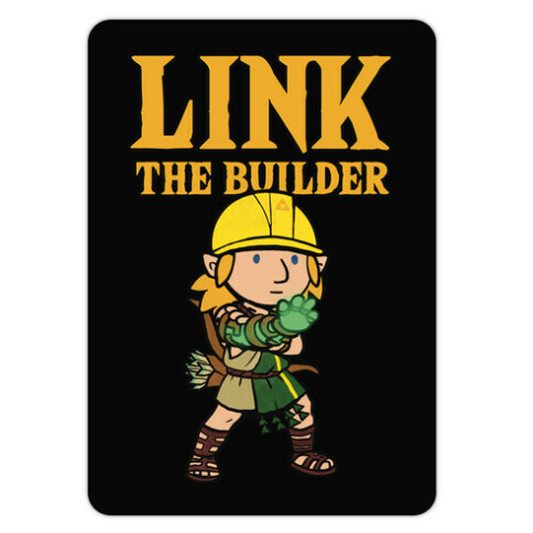 Link The Builder Die Cut Sticker