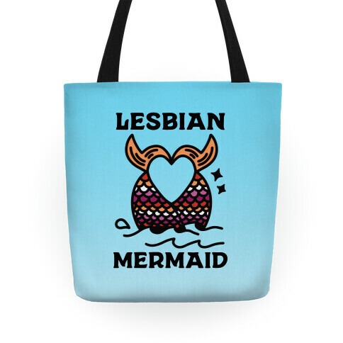 Lesbian Mermaid Tote