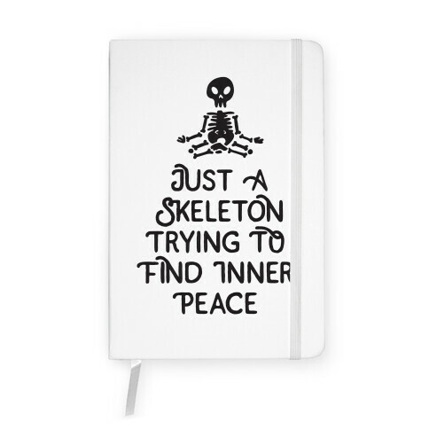Skeleton Peace Notebook