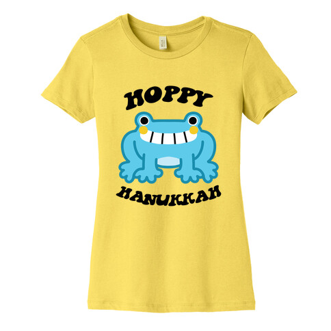 Hoppy Hanukkah Womens T-Shirt