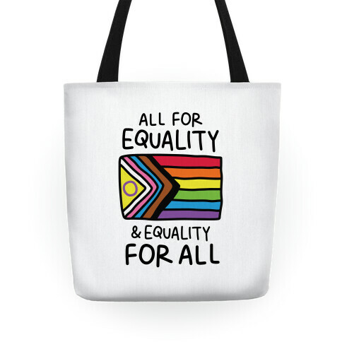All For Equality & Equality For All Tote