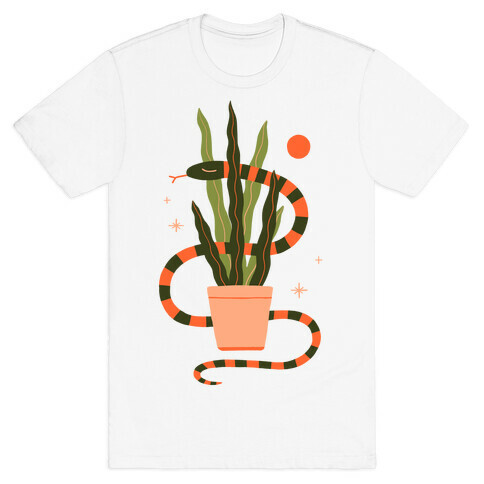 Snake in a Snake Plant T-Shirt