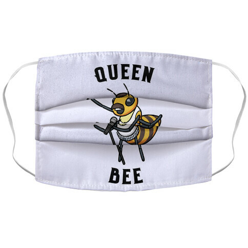 Freddie Mercury Queen Bee Accordion Face Mask