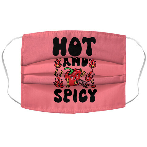 Hot And Spicy Pepper  Accordion Face Mask