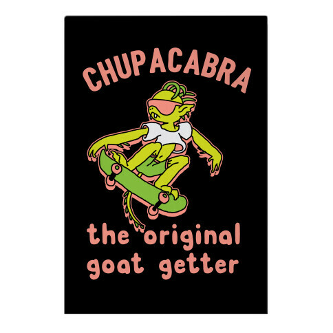 Chupacabra The Original Goat Getter Garden Flag