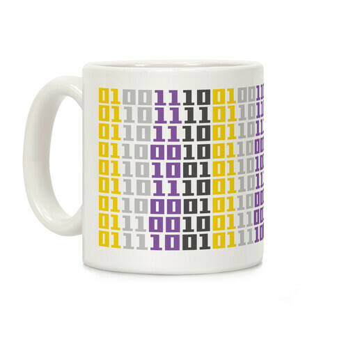 Non-Binary Code Coffee Mug