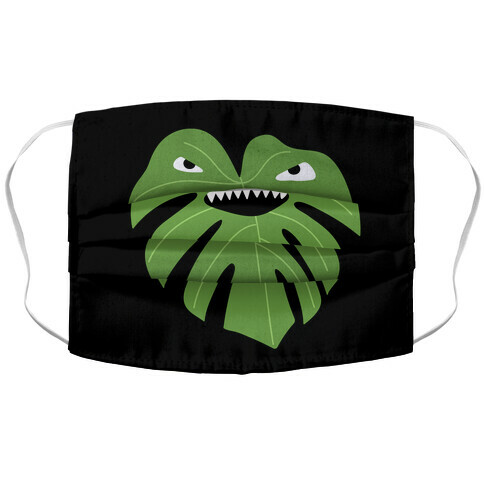 Monstera Leaf Monster Accordion Face Mask