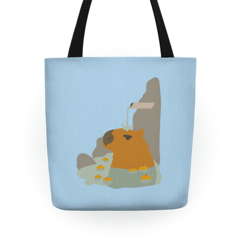 Capybara Hot Spring Tote