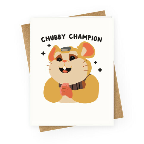 Chubby Champion Hammond Greeting Card