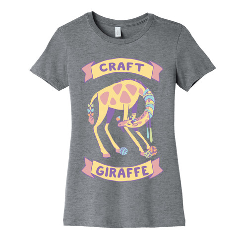 Craft Giraffe  Womens T-Shirt