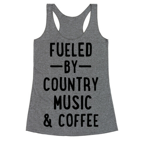 Fueled By Country Racerback Tank Top